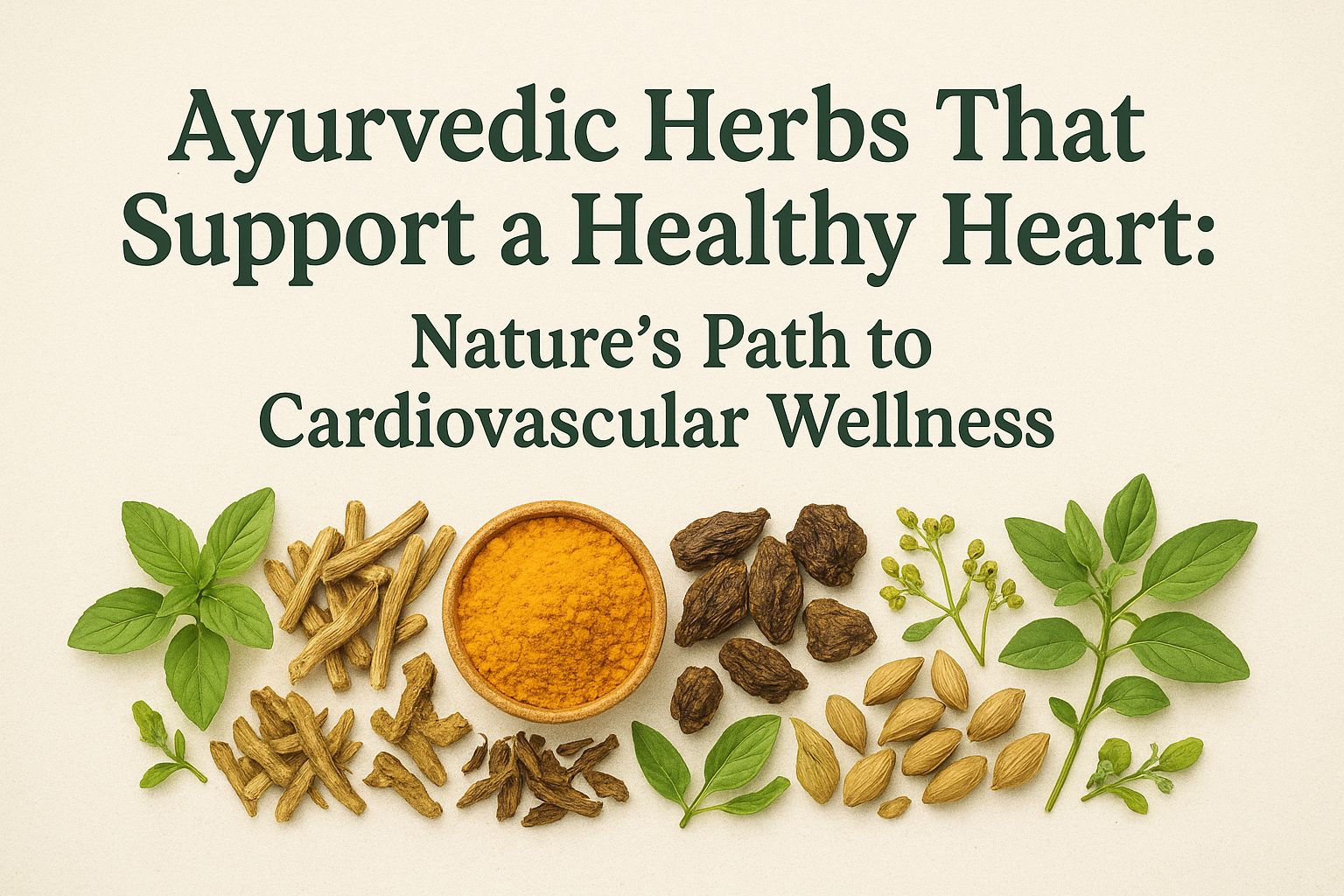 Ayurvedic Herbs That Support a Healthy Heart: Nature’s Path to Cardiovascular Wellness