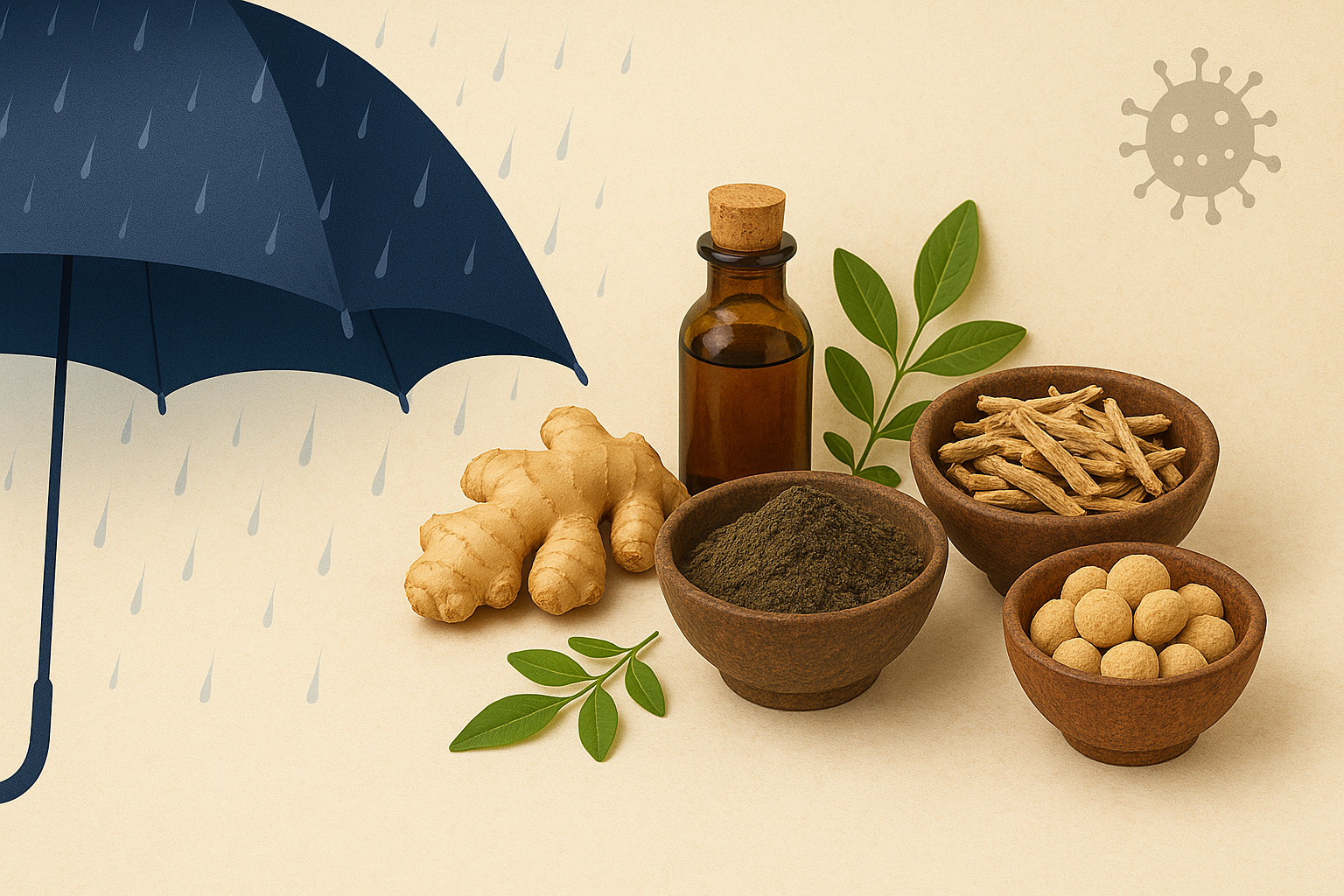 Monsoon Blues: How to Beat Cold, Cough & Viral Fevers Naturally with Ayurveda
