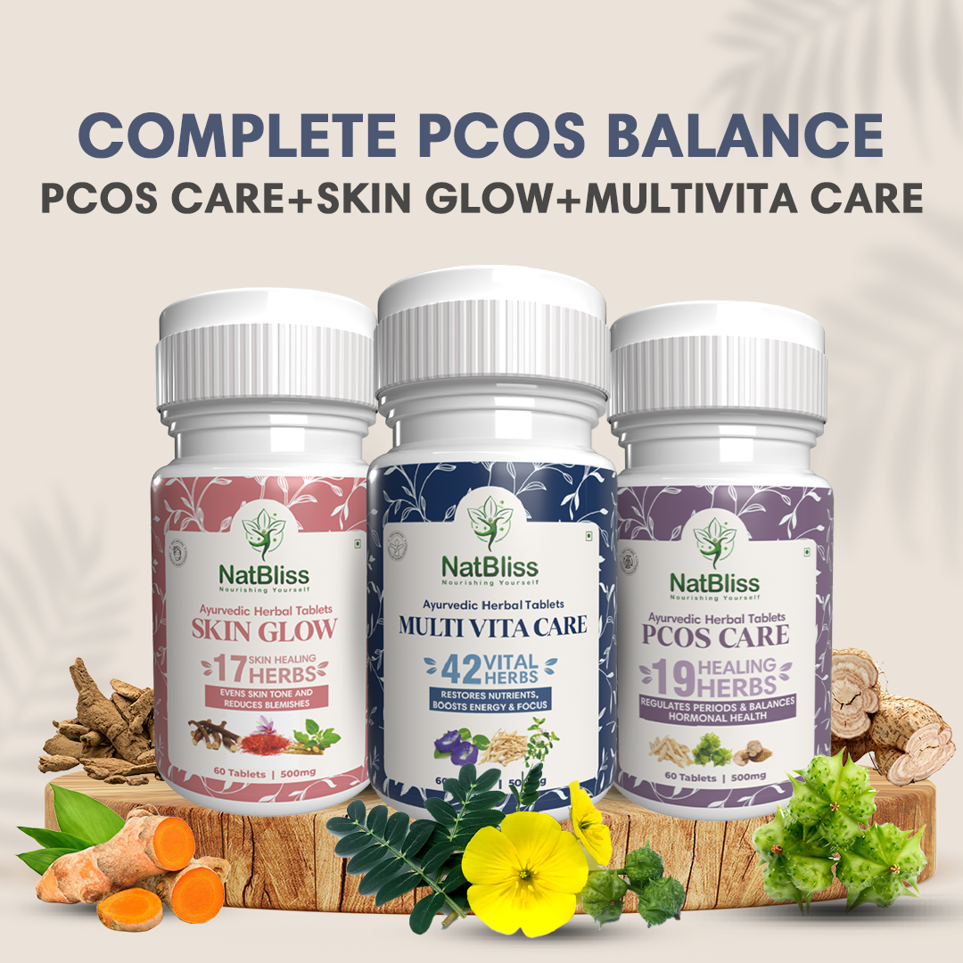Complete PCOS Care (PCOS Care+ Skin Glow + MultiVita Care)