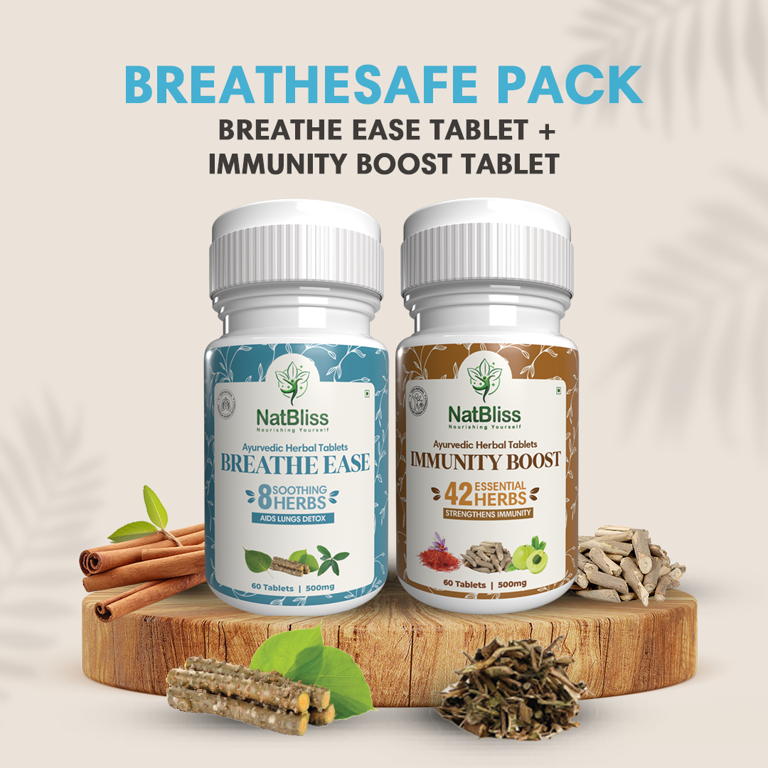 Breathe ease tablet + Immunity boost tablet