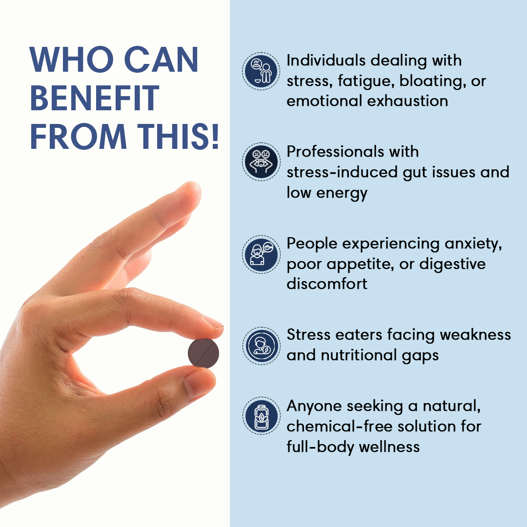Calm Ease tablet + Gut Ease tablet + MultiVita Care tablet