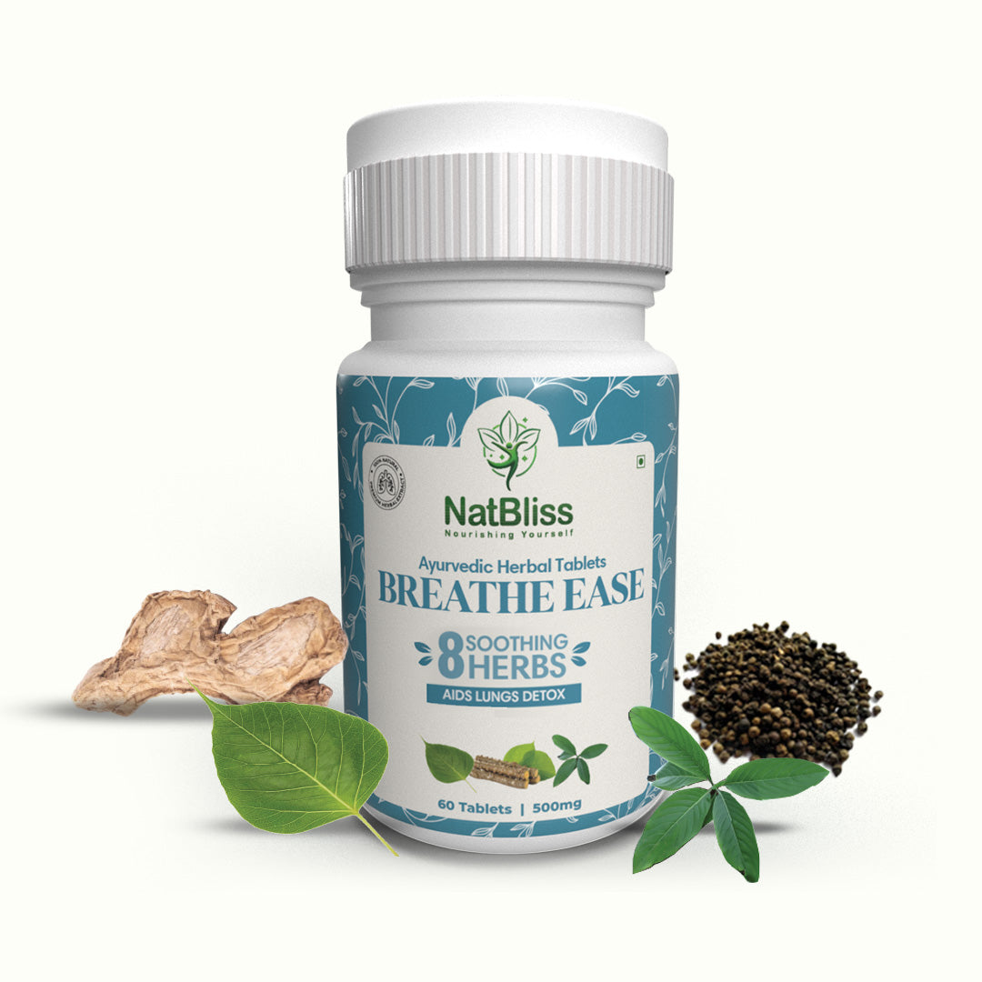 Breathe Ease Tablets (Herbal Lung detox Tablets)