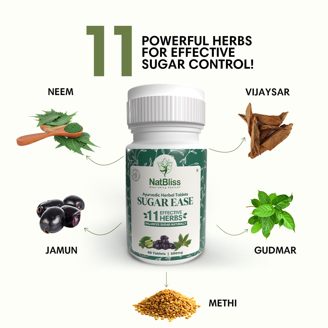 Sugar Ease Tablets (Dia Free Herbal Tablets)